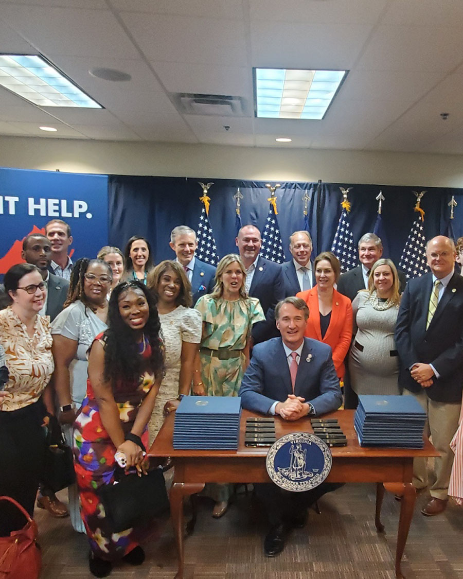 group of people with governor