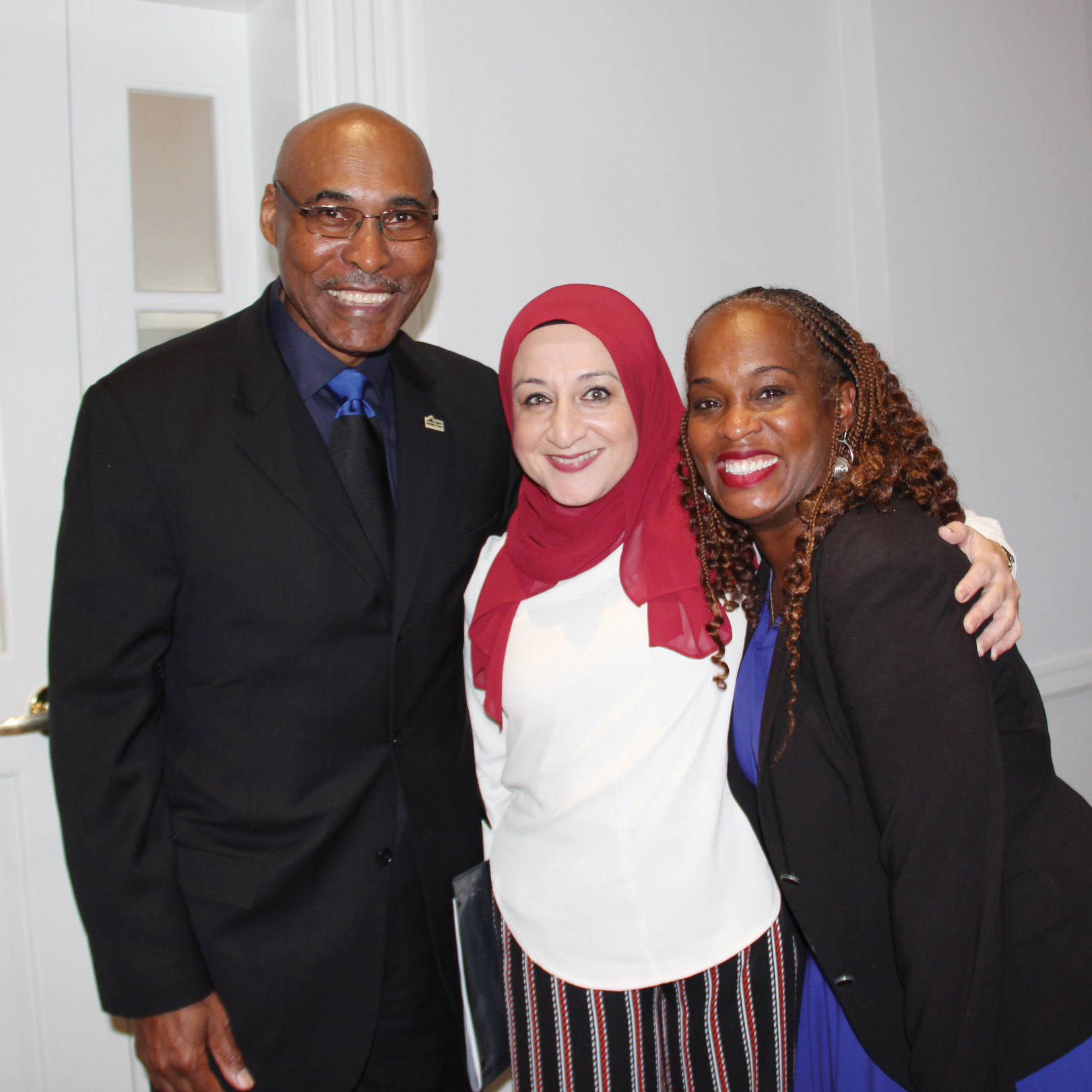 Rev. Dr. Fludd, VICPP Board Chair Hurunnessa-Fariad, VICPP Board Secretary Rev. Dr. LaKeisha Cook, VICPP Exec. Director at Alexandria Regional Dinner