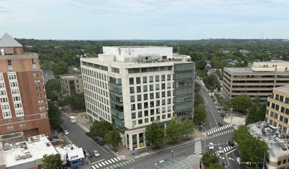 aerial photo of high rise buildings