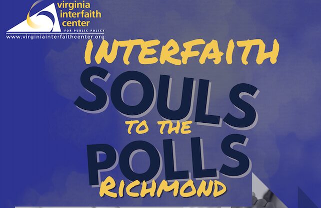 poster says Interfaith Souls to the Polls