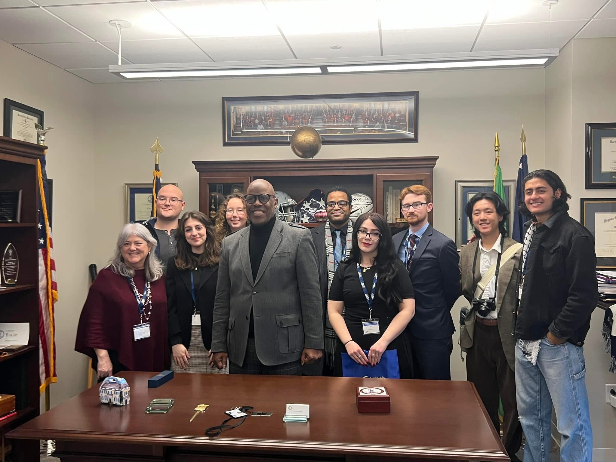 students with legislator